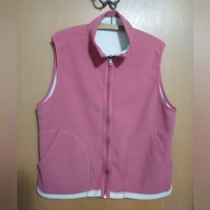 Reversible fleece vest(M)